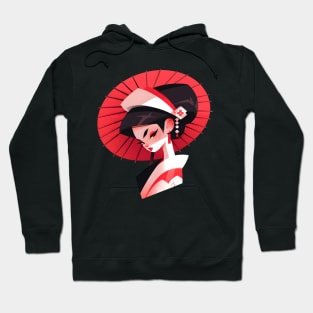 Portrait of a Sweet Geisha Hoodie